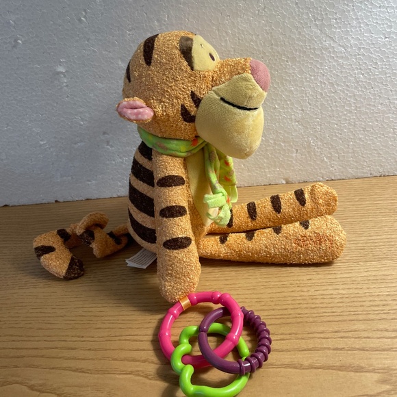 Scentsy Buddy Disney Tigger Sidekick w Teether Scented Baby Plush Lovey 13” - Picture 4 of 15